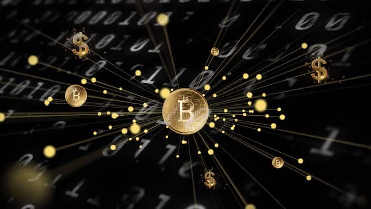 Eine Bitcoin-Illustration (2024).