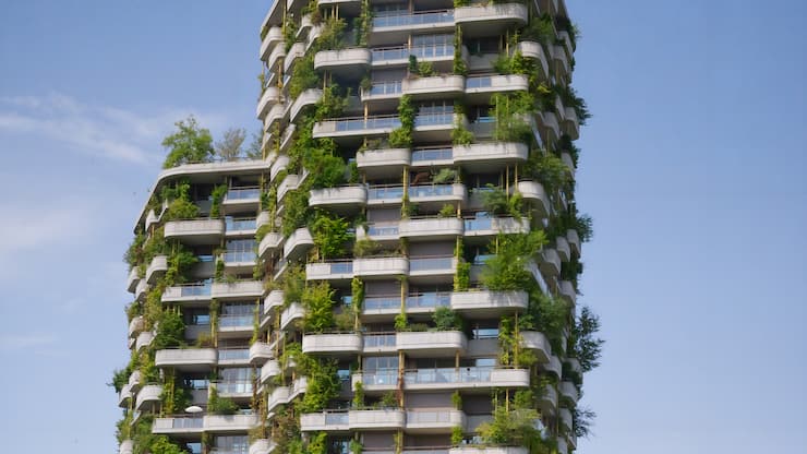 Garten Hochhaus Aglaya in Risch-Rotkreuz