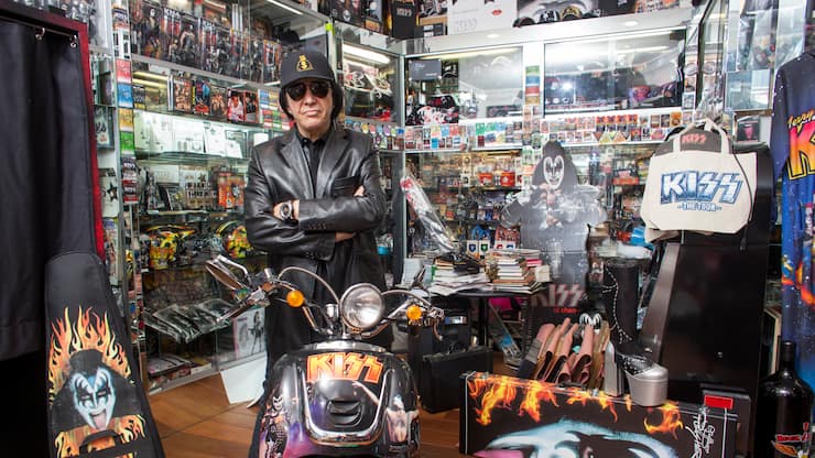 Gene Simmons photographed at his home, Beverly Hills, CA October 16 2019