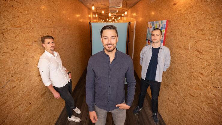 Von links nach rechts: Ben Simon, Joel Roos, Caspar Leuzinger