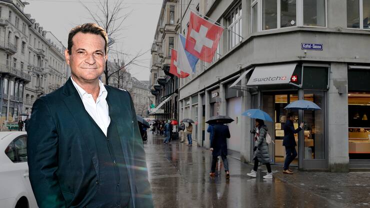 10.03.2020  ZÃ¼rich , SCHWEIZ  ,   Swatch Filiale Bahnhofstrasse ZÃ¼rich (c) Foto Manuel Geisser