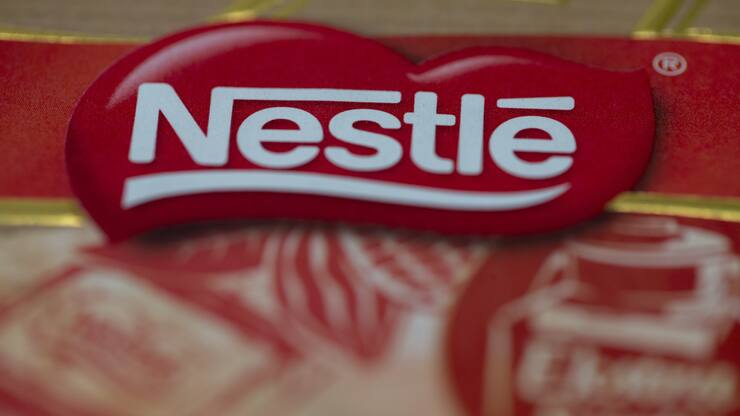 ANKARA, TURKEY - JULY 26 : The logo of Nestle is seen in Ankara, Turkey on July 26, 2018.  (Photo by Aytac Unal/Anadolu Agency/Getty Images)