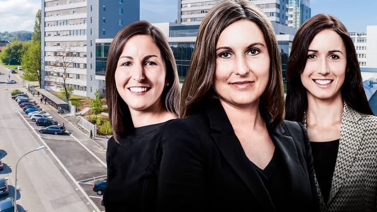 Die Buehler-Schwestern Jeannine Martina Bühler, Karin Bühlern und Maya Bühler