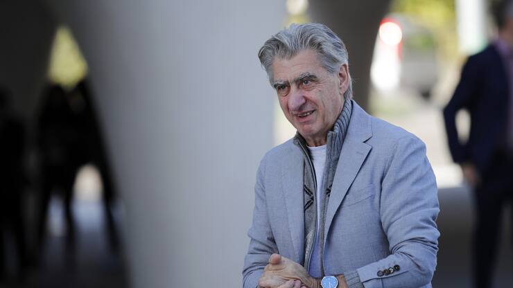 Nick Hayek, chief executive officer of Swatch Group AG, arrives to a ceremony to inaugurate the new Swatch Group AG global headquarters in Biel, on Thursday, Oct. 3 2019. Hayek took a step away from his previous outlook for the Swiss watchmaker as political protests in Hong Kong weigh on sales in Hong Kong, one of its largest markets. Photographer: Stefan Wermuth/Bloomberg