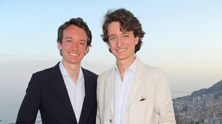 Portraits von Frédéric (links) und Jean Arnault