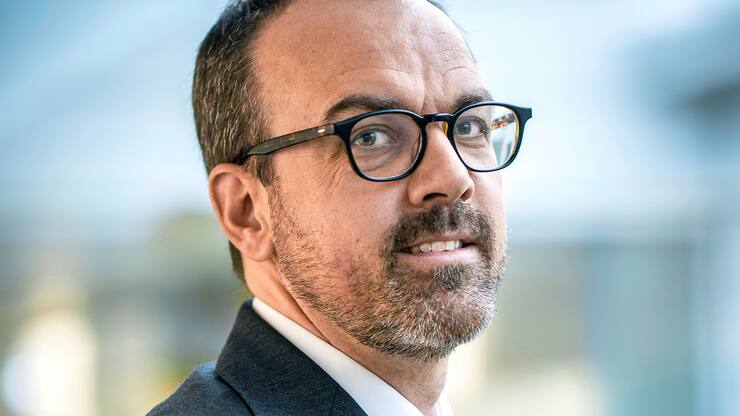 Markus Binkert, CCO der Swiss am 22.01.2018 in Kloten.