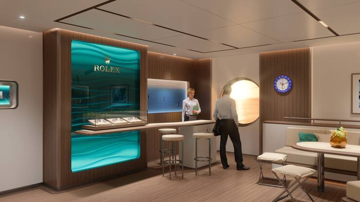 Rolex-Boutique auf Explora I