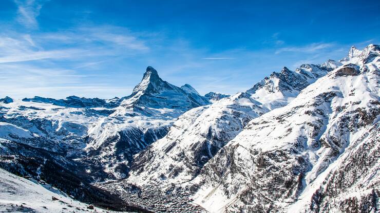 Ausblick von der Tufternkumme aufs Matterhorn