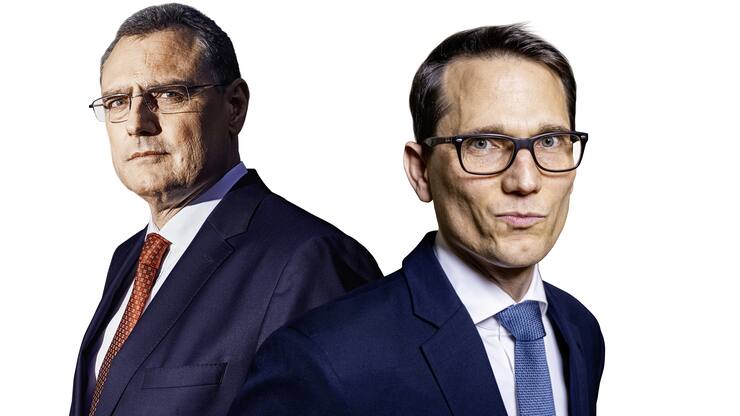 Nationalbank-Präsident Thomas Jordan (l.) stellte die Weichen so, dass Martin Schlegel als sein Nachfolger de facto alternativlos ist.