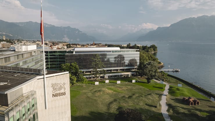 Das Nestlé-Hauptquartier in Vevey.