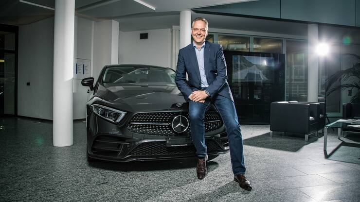 FOTO: THOMAS MEIER. SCHLIEREN (ZH), 09.04.18. Interview mit Mercedes-Schweiz-CEO Marc Langenbrinck.