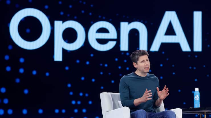 SAN FRANCISCO, CALIFORNIA - JUNE 02: Open AI CEO Sam Altman speaks during Snowflake Summit 2025 at Moscone Center on June 02, 2025 in San Francisco, California. Snowflake Summit 2025 runs through June 5th. (Photo by Justin Sullivan/Getty Images)