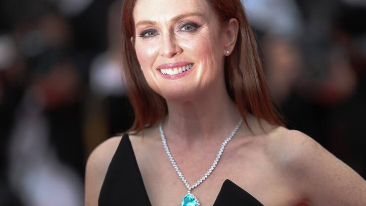 Actress Julianne Moore attends the screening of 'Yomeddine' during the 71st annual Cannes Film Festival at Palais des Festivals on May 9, 2018 in Cannes, France.