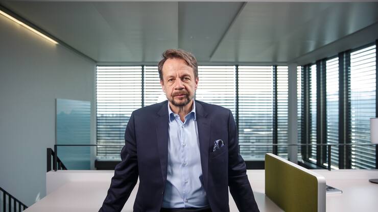 BERN - 20.2.2019, Gilles Marchand, Generaldirektor der Schweizerischen Radio- und Fernsehgesellschaft SSR SSR, Schweiz Â© Marco Zanoni / Lunax