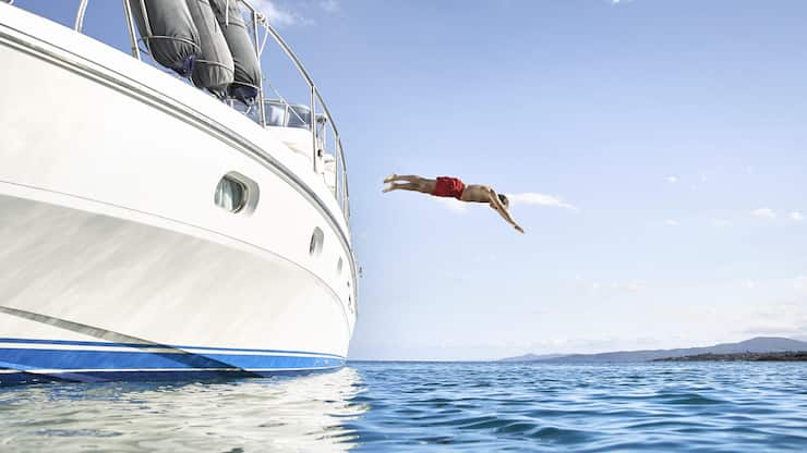 Yacht Luxus Reichtum Meer Rente Freizeit