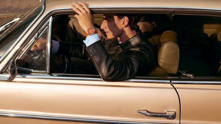 Die Taucheruhr von Louis Vuitton sieht sportlich und elegant aus.