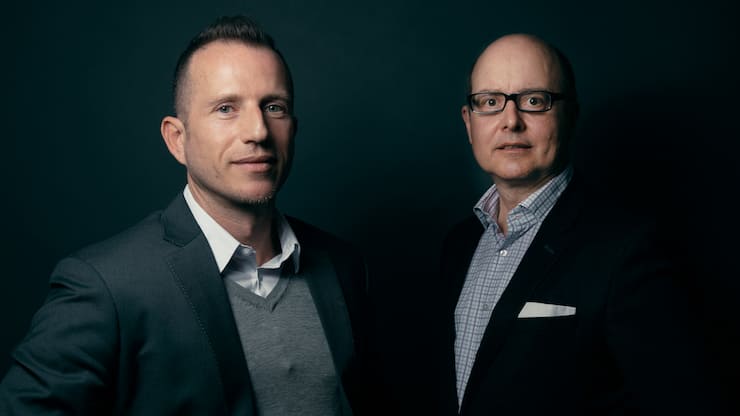 Globalance Bank Mit David Hertig (l.) und Daniel Muntwyler