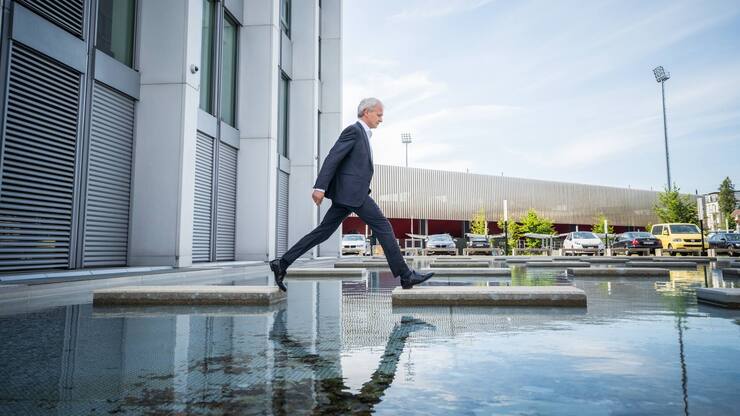 Sulzer Ceo Gregoire Poux-Guillaume im Headquarters. Winterthur (ZH)