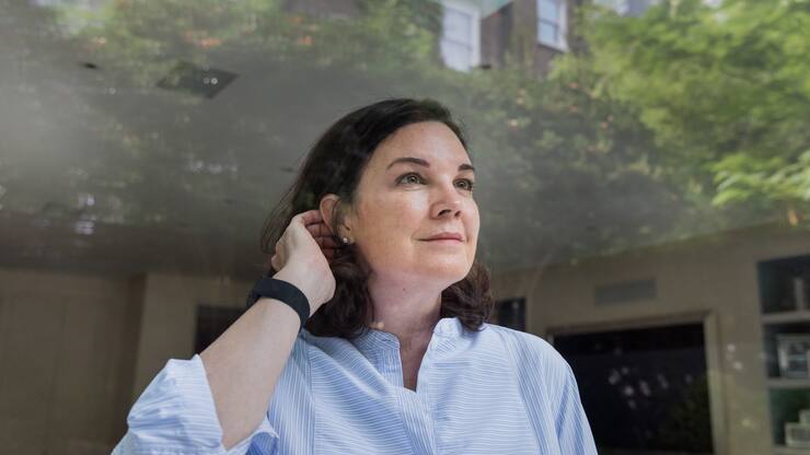 London, England, Uk, 13 September 2021 - Portrait of businesswoman Wendy Becker in her London residence. Ms Becker is Chairperson at Logitech, Compensation Commitee Chair at Sony and Trustee at the Design Museum London, among others.