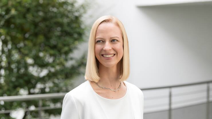 Portrait von UBS-Vorsorge-Expertin Veronica Weisser