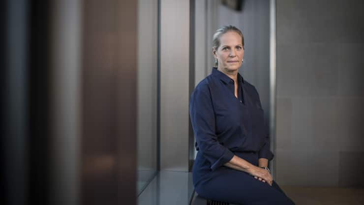 Ariane de Rothschild, chief executive officer of Edmond de Rothschild Holding SA, poses for a photograph following a Bloomberg Television interview in London, U.K., on Thursday, Sept. 12, 2019. Edmond de Rothschild, through its subsidiaries, provides wealth and asset management, investment and private banking, fund administration, and advisory services. Photographer: Simon Dawson/Bloomberg