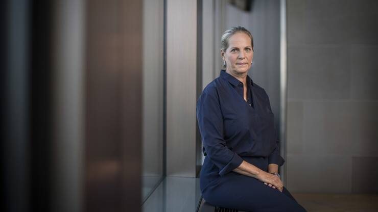 Ariane de Rothschild, chief executive officer of Edmond de Rothschild Holding SA, poses for a photograph following a Bloomberg Television interview in London, U.K., on Thursday, Sept. 12, 2019. Edmond de Rothschild, through its subsidiaries, provides wealth and asset management, investment and private banking, fund administration, and advisory services. Photographer: Simon Dawson/Bloomberg