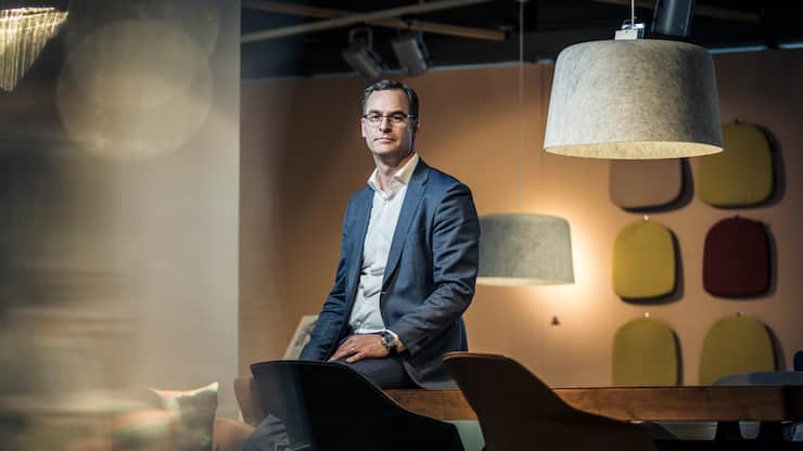 Portrait/Interview mit Möbel-Pflister-Chef Matthias Baumann in der Filiale Dübendorf.Bild Daniel Kellenberger