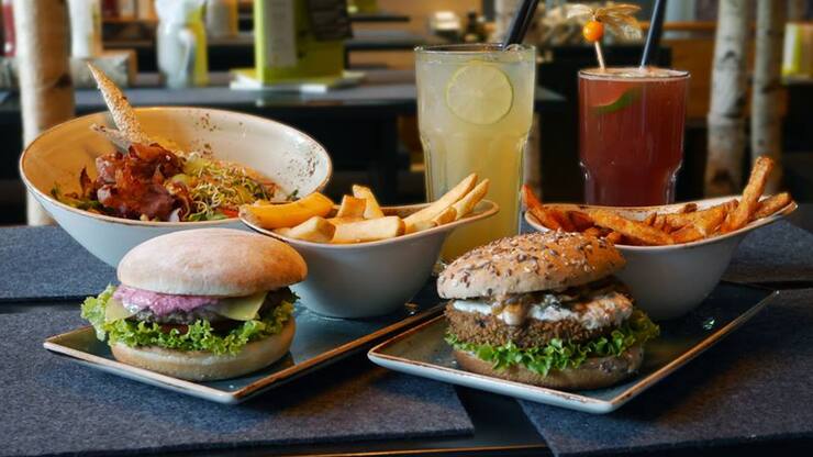 Burger bei Hans im Glück