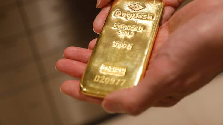Degussa Goldbarren