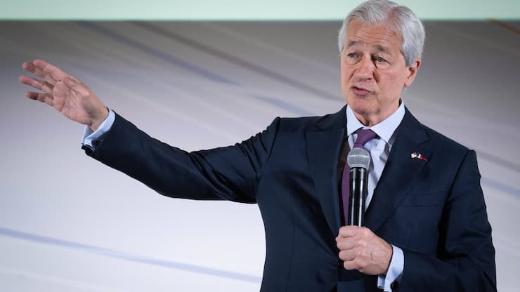 Jamie Dimon, CEO von JP Morgan, bei einem Anlass in Paris, Frankreich (Mai 2025).