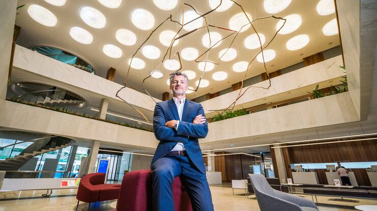 Foto: Joseph Khakshouri 31.03.2022Der Neue ZKB CEO, Urs Baumann, in action im ZKB Hauptquartier in der BahnhofstraÃe.ZÃ¼rich (ZH)