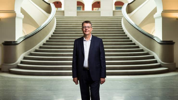 Schaepman ist seit drei Jahren Rektor der Universität Zürich – Grösse und Lage seines Büros sind ihm egal.