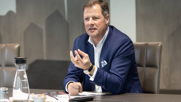 Interview mit Schindler-CEO Thomas Oetterli.LZ| Manuela Jans-Koch