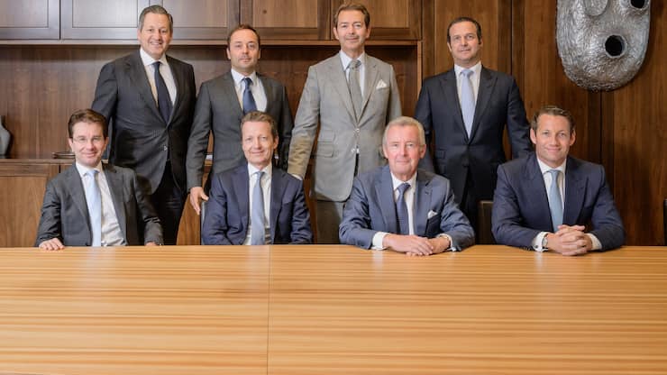 Boris Collardi Bertrand Demole Remy Best Laurent Ramsey Sebastien Eisinger Renaud de Planta Nicolas Pictet Marc Pictet