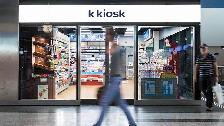 Ein K-Kiosk von Valora.