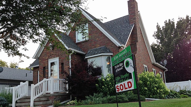 Eine verkaufte Immobilie in den USA.