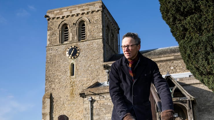 Oliver Zimmer, Swisse Professor of Modern European History, University College Oxford, photographed in Arsington, Oxfordshire, UK
