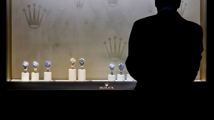 Rolex Stand an der Baselworld