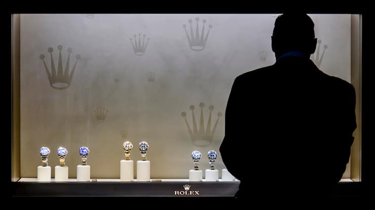 Rolex Stand an der Baselworld