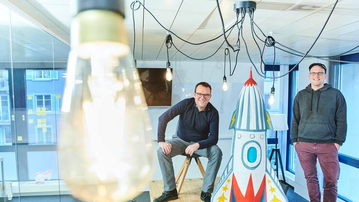 Reto Lämmler (l.) und Oliver Ganz