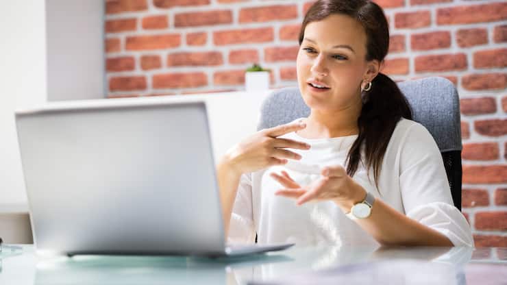 Online Video Conference Elearning Call