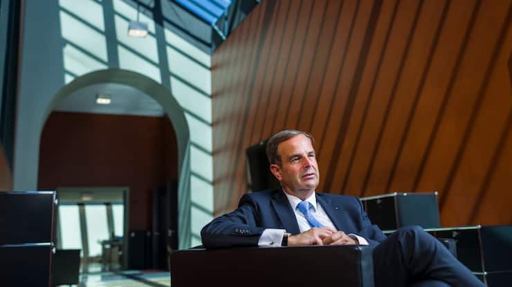 SPL BILANZ â CVP Praesident Gerhard Pfister, am Freitag, 21. August 2020 im Bundeshaus in Bern. (KEYSTONE/Alessandro della Valle)