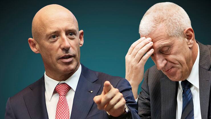 Dicke Luft: Raiffeisen-CEO Patrik Gisel, Ex-Präsident Pierin Vincenz