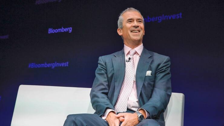 Andreas Utermann, chief executive officer of Allianz Global Investors AG, reacts at the Bloomberg Invest London conference at Bloomberg's European headquarters in London, U.K., on Tuesday, Oct. 8, 2019. The conference will engage leaders from global finance to tackle the challenges at the top of every investor's mind. Photographer: Luke MacGregor/Bloomberg