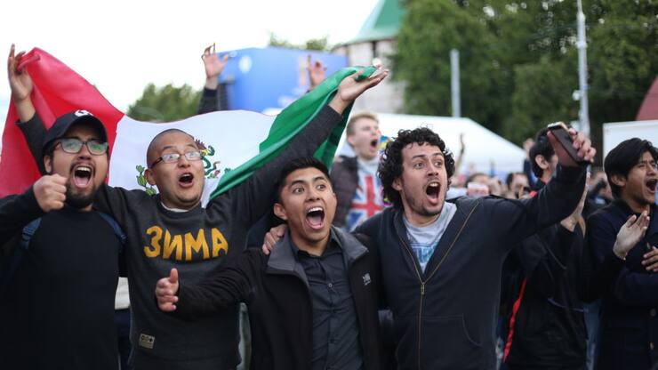 Fans bei der WM-Russland