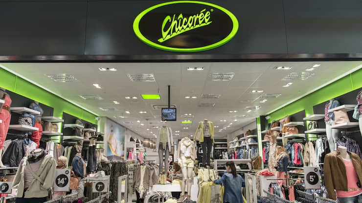 Chicorée-Laden in der Schweiz. 