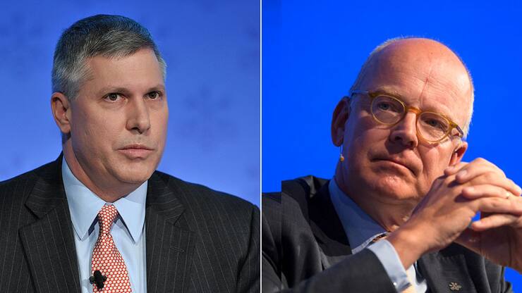 Tom Naratil und Martin Blessing