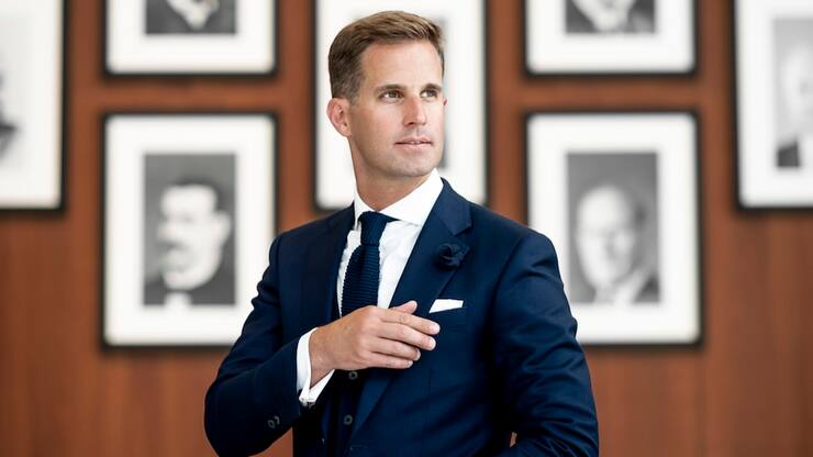 Christoph Grainger-Herr, CEO IWC Schaffhausen, fotografiert in deren neuer Manufaktur in Schaffhausen.