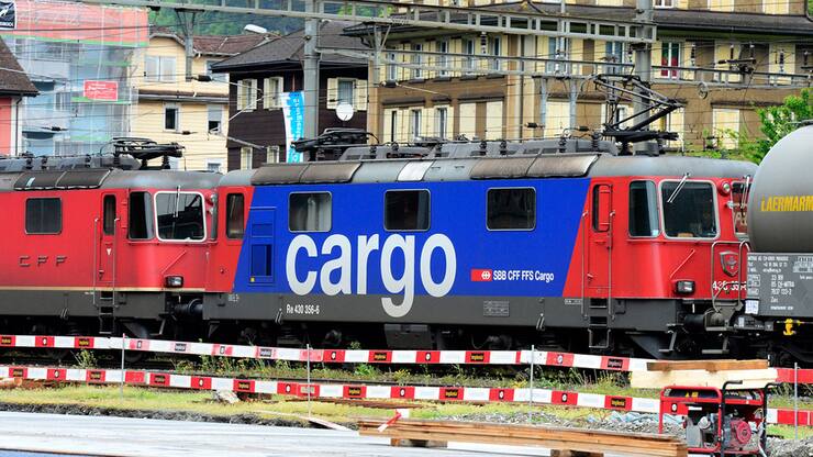 Ein Waggon der SBB Cargo