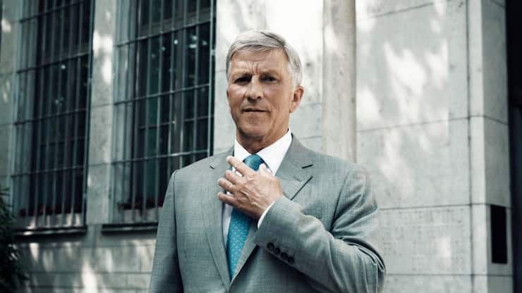 Porträt von Rolf Hugo Dörig, dem Präsidenten des Versicherungsverbands.